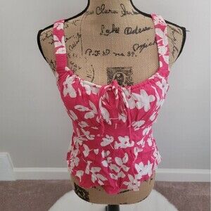 Urban Romantics pink and white top